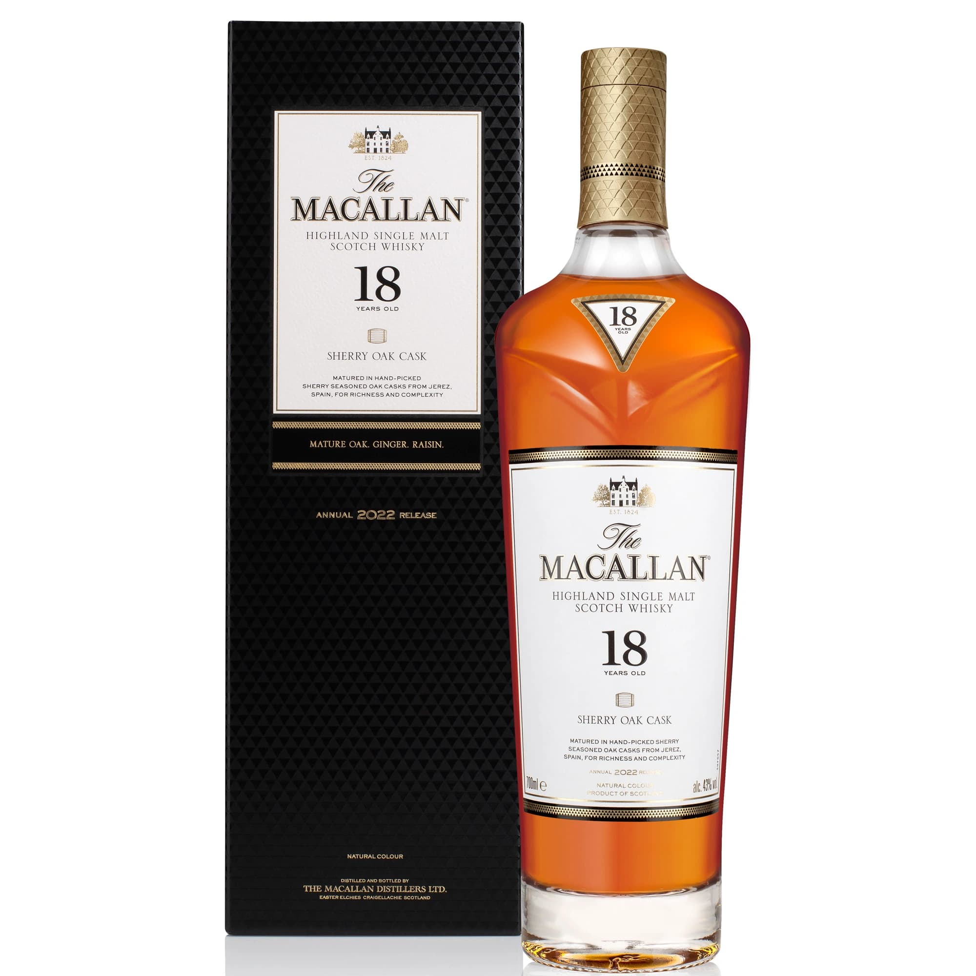 Whisky Macallan 18 Anos Sherry Oak 700ml